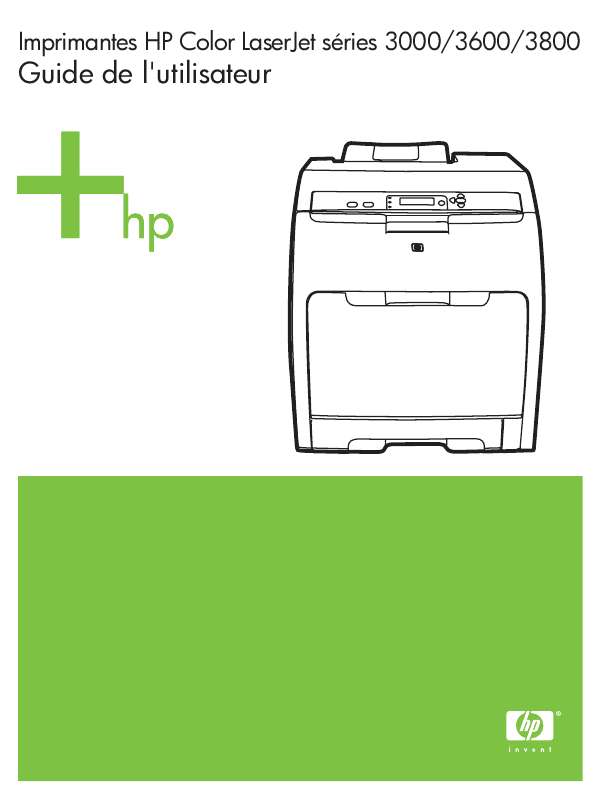 Hp Color Laserjet 3600 Treiber Windows 7 64 Bit Notice HP COLOR LASERJET 3600 - imprimante laser Trouver une solution à